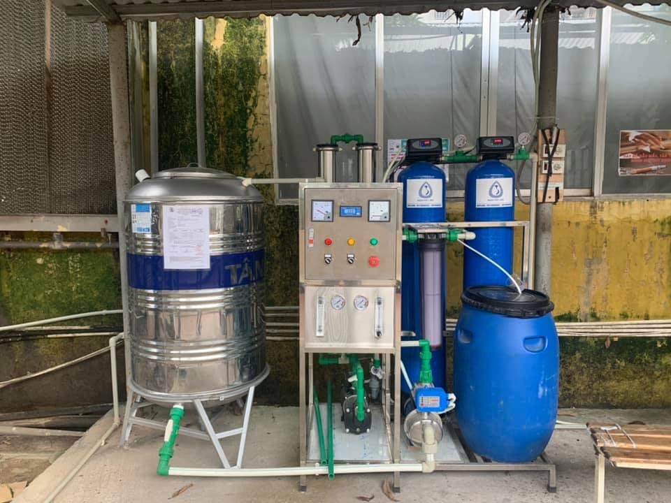Hệ lọc tổng RO công suất 500L/H tại Công ty may KLW - Vĩnh Phúc